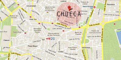 Madrid chueca zemljevid