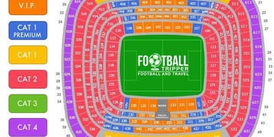 Bernabeu sedež zemljevid